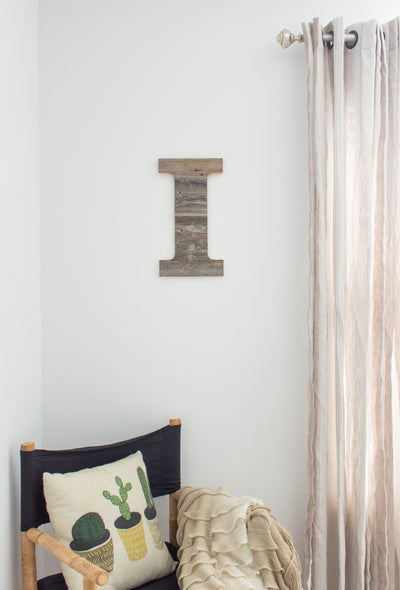 Distressed Barn Wood Letter | Alphabet Wall Decor | Wall Letters