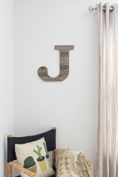 Distressed Barn Wood Letter | Alphabet Wall Decor | Wall Letters