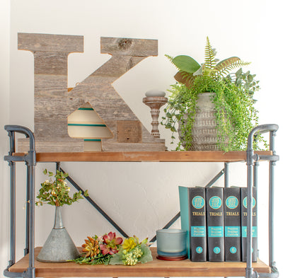 Distressed Barn Wood Letter | Alphabet Wall Decor | Wall Letters