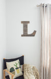 Distressed Barn Wood Letter | Alphabet Wall Decor | Wall Letters