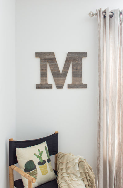 Distressed Barn Wood Letter | Alphabet Wall Decor | Wall Letters