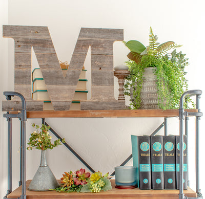 Distressed Barn Wood Letter | Alphabet Wall Decor | Wall Letters