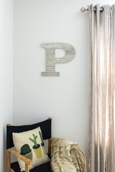 Distressed Barn Wood Letter | Alphabet Wall Decor | Wall Letters