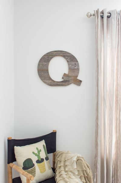 Distressed Barn Wood Letter | Alphabet Wall Decor | Wall Letters