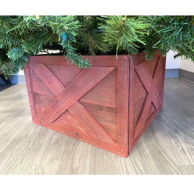 Christmas Tree Box Collar | Farmhouse Tree Box | Wooden Tree Skirt | 4 Sides