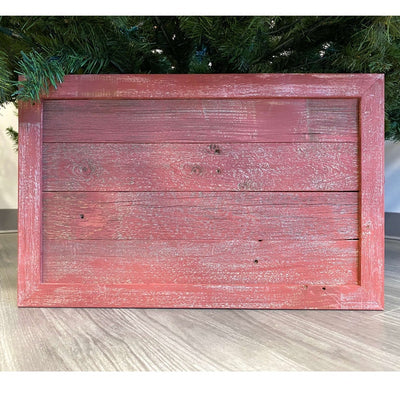 Christmas Tree Box Collar | Farmhouse Tree Box | Wooden Tree Skirt | 4 Sides