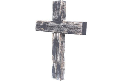 BarnwoodUSA Wall Hanging Rustic Holly Decorative cross, 100% Upcycled wood