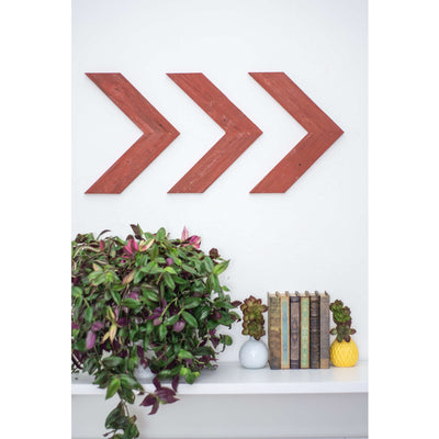 Rustic Farmhouse Chevron Arrow (Set of 3)