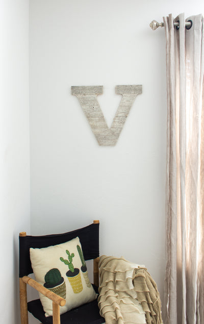 Distressed Barn Wood Letter | Alphabet Wall Decor | Wall Letters