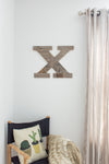 Distressed Barn Wood Letter | Alphabet Wall Decor | Wall Letters