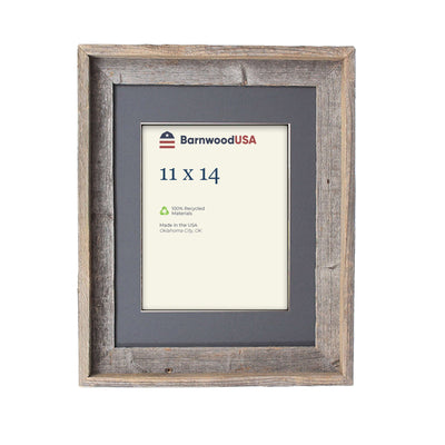 Rustic Signature Picture Frame with Cinder Mat