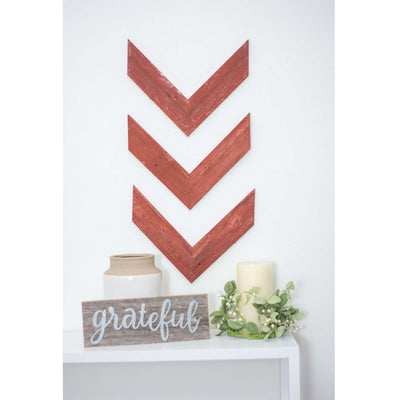 Rustic Farmhouse Chevron Arrow (Set of 3)