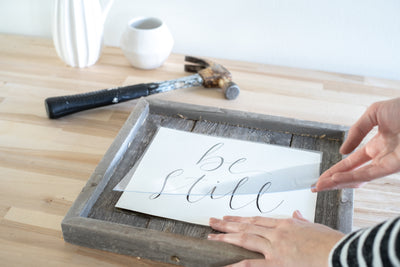 Rustic Farmhouse Plank Picture Frame