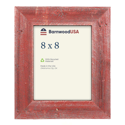 Rustic Farmhouse 3-Inch Picture Frame | Rustic Red