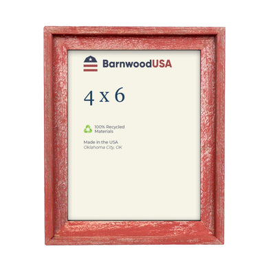 Rustic Farmhouse Signature Picture Frame | Rustic Red