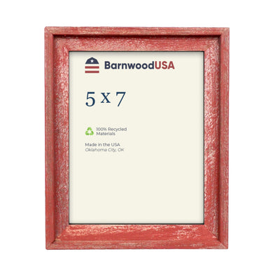 Rustic Farmhouse Signature Picture Frame | Rustic Red