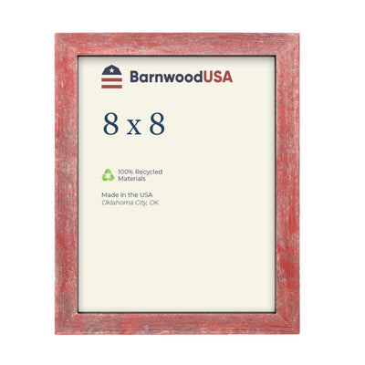 Rustic Farmhouse 1 1/2-Inch Picture Frame | Rustic Red