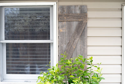 Rustic Farmhouse Window Shutters (Set of 2)