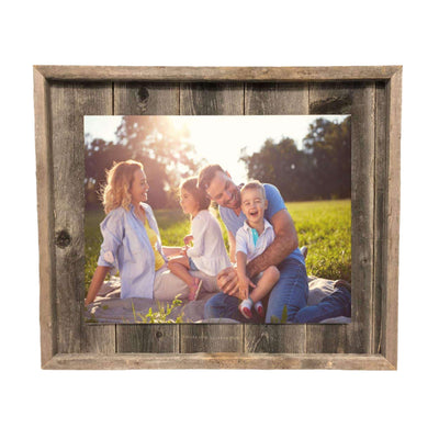 Rustic Farmhouse Plank Picture Frame