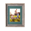 Rustic Signature Picture Frame with Hunter Green Mat