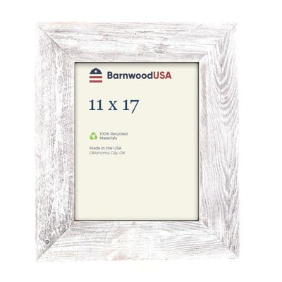 Rustic Farmhouse 3-Inch Picture Frame | White Wash