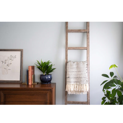 Rustic Farmhouse Blanket Ladder 1.5 Depth (2x4 Ladder) All Sizes and Color